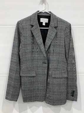 Nordstrom Signature Plaid Blazer Size Medium